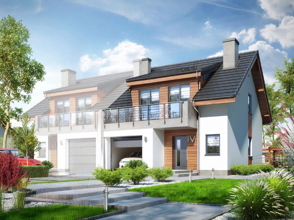 Domy w Krzysztoforzycach z garażem