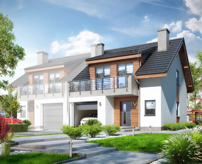 Domy w Krzysztoforzycach z garażem